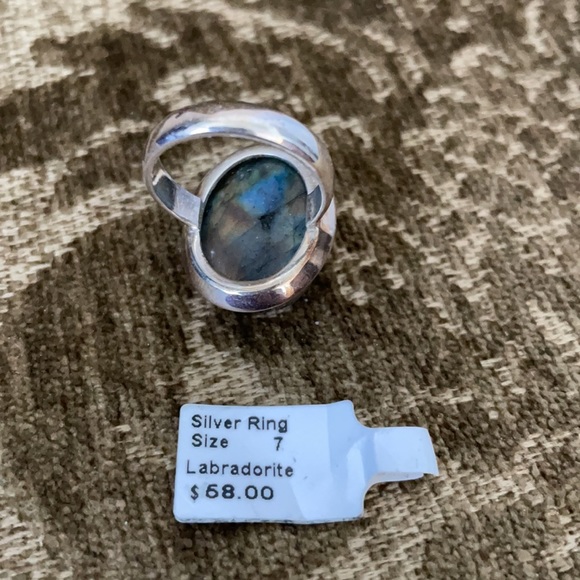NWT Labradorite Sterling Silver Ring Size 7 - Picture 5 of 5